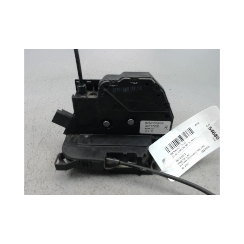 SYSTEME CONDAMNATION ARRIERE GAUCHE RENAULT CLIO IV Phase 1 2012-...