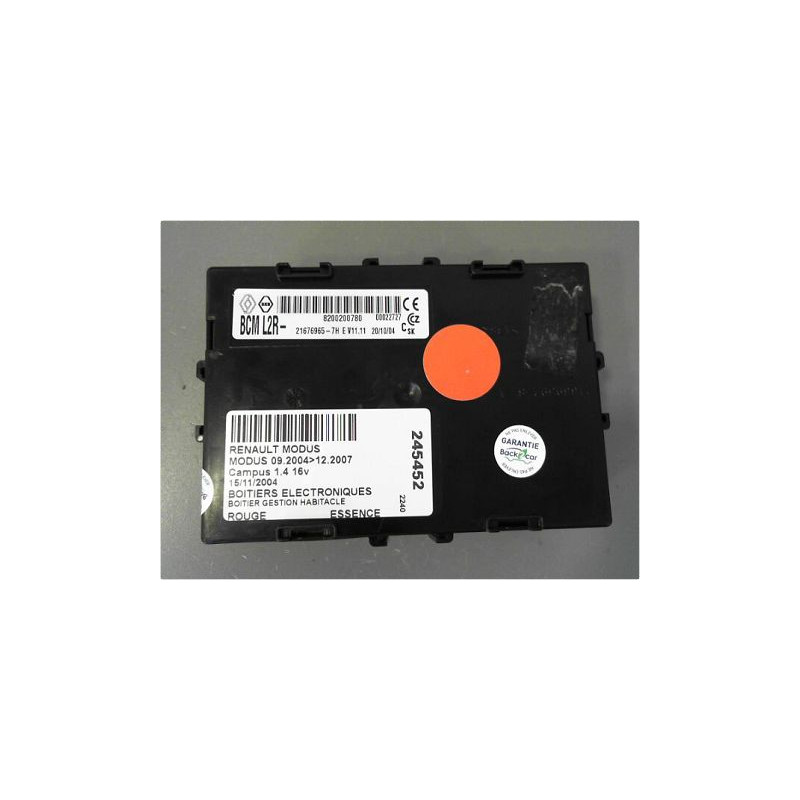 BOITIER GESTION HABITACLE RENAULT MODUS 2004-2007