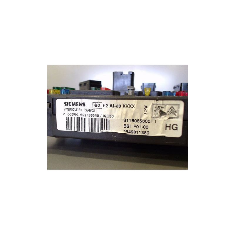 BOITIER GESTION HABITACLE CITROEN C3 PLURIEL 03-08