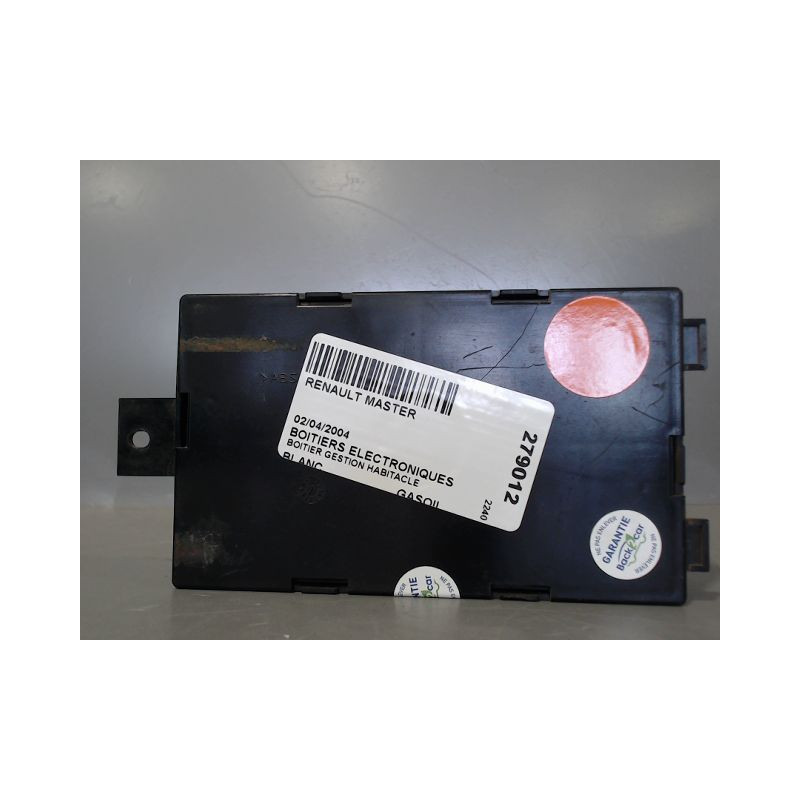 BOITIER GESTION HABITACLE RENAULT MASTER