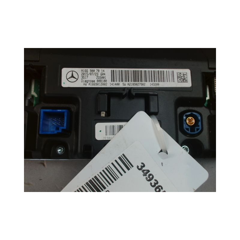 ECRAN GPS MERCEDES CLASSE B 2008-