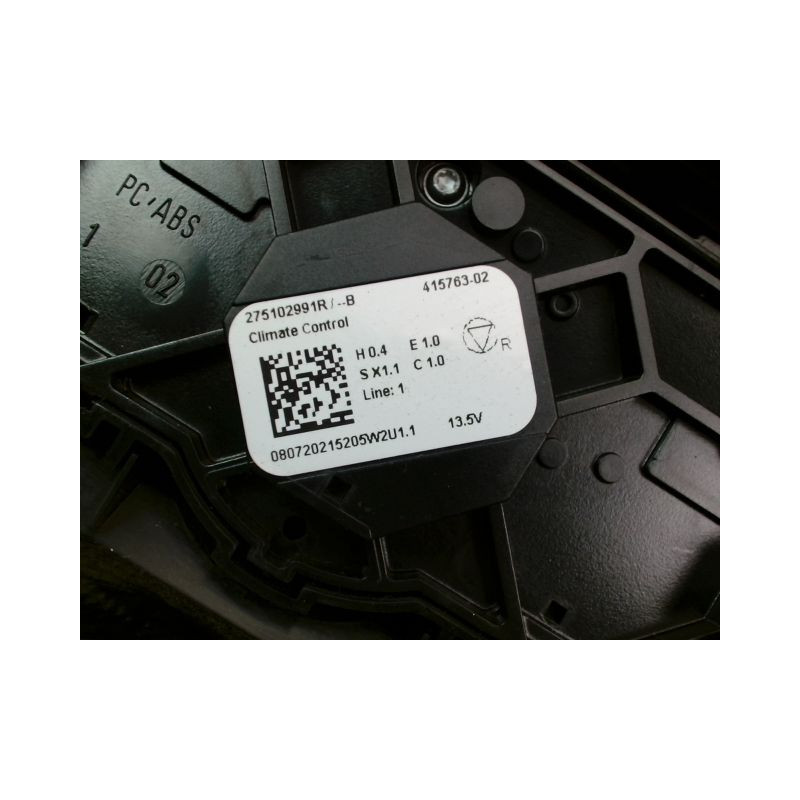 COMMANDE DE CHAUFFAGE RENAULT ZOE