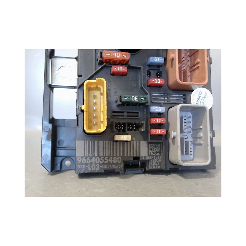 BOITE A FUSIBLES CITROEN C3 I Phase 2 2005-2010