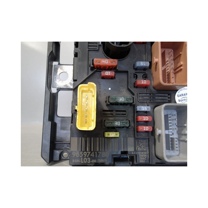 BOITE A FUSIBLES CITROEN C3 I Phase 2 2005-2010