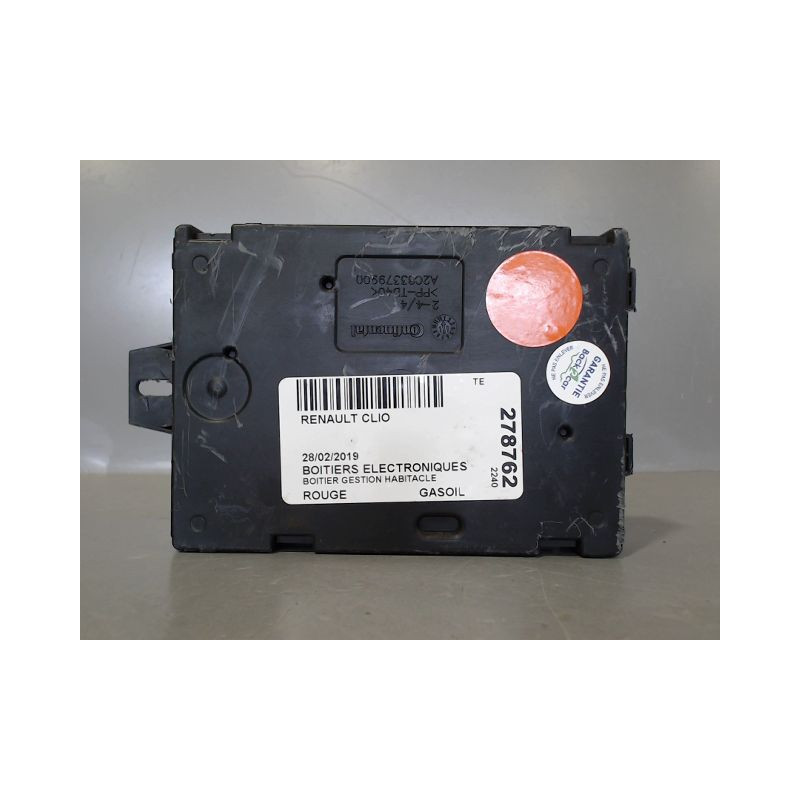 BOITIER GESTION HABITACLE RENAULT CLIO