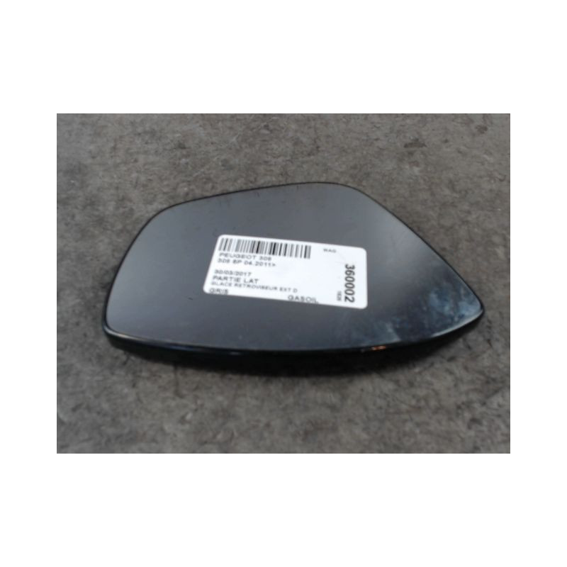 GLACE RETROVISEUR EXT D PEUGEOT 308 2011-