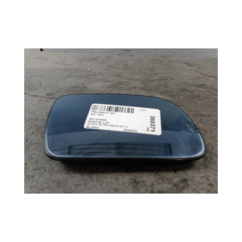 GLACE RETROVISEUR EXT D PEUGEOT 407 SW