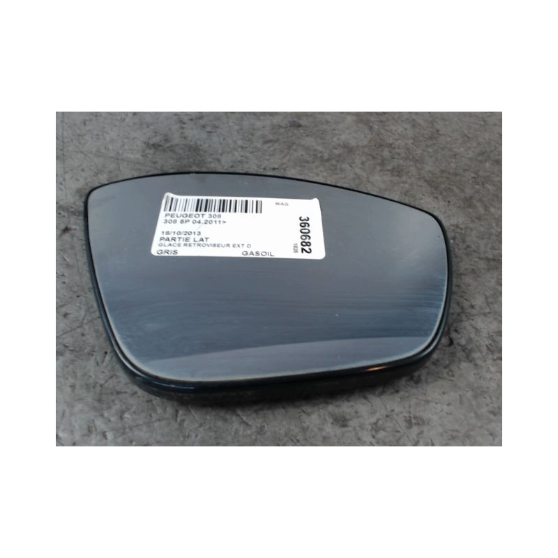 GLACE RETROVISEUR EXT D PEUGEOT 308 2011-