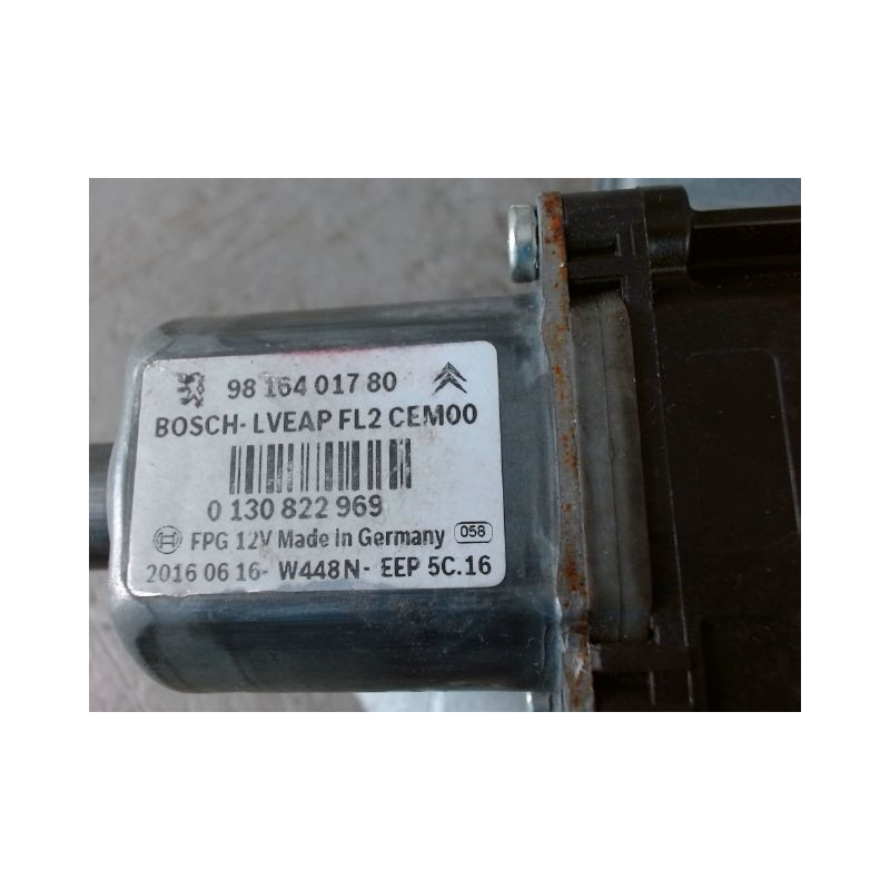 MECANISME+MOTEUR LEVE-GLACE AVANT GAUCHE PEUGEOT 208