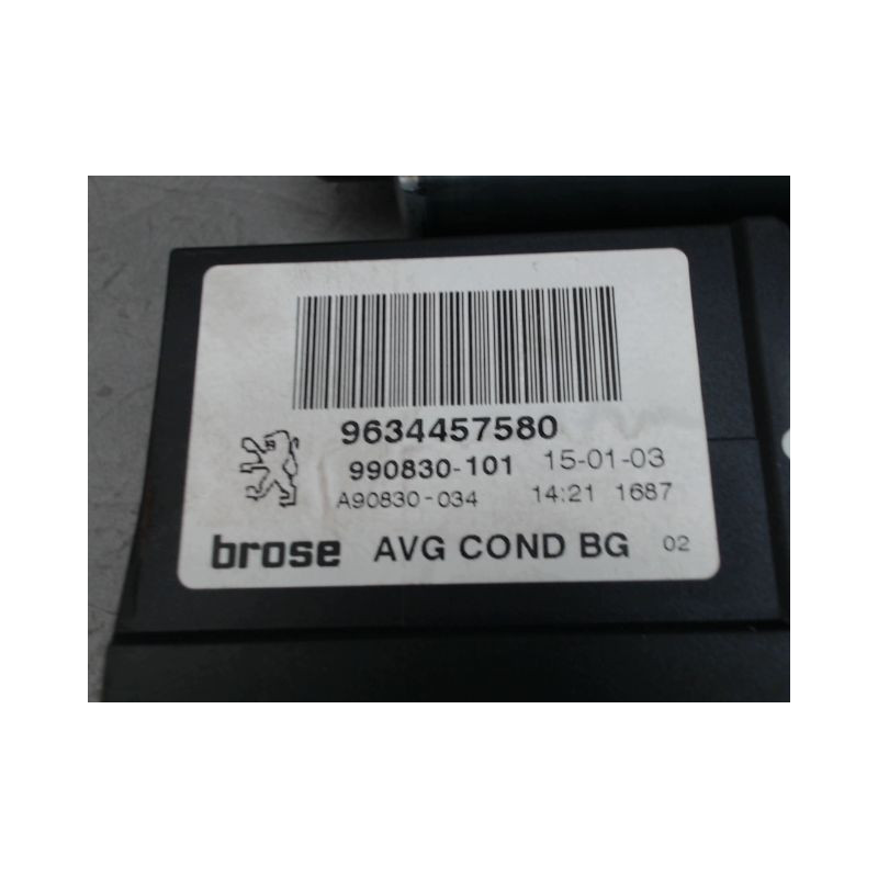 MECANISME LEVE-GLACE AVANT GAUCHE PEUGEOT 307