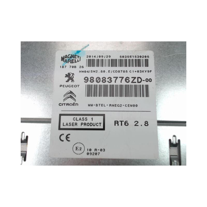 AUTORADIO CITROEN C5 TOURER II (X7) 2008-...
