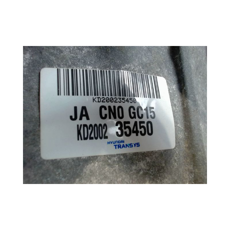 BOITE A VITESSE MECANIQUE KIA PICANTO 1.0