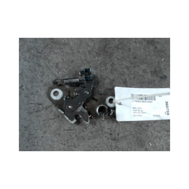 SERRURE CAPOT CITROEN BERLINGO