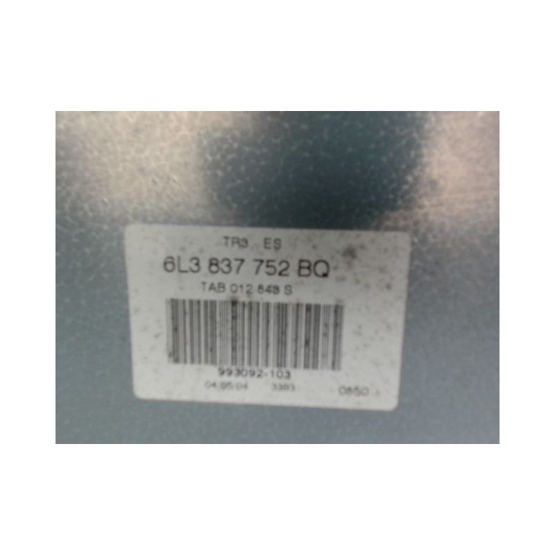 MECANISME+MOTEUR LEVE-GLACE AVANT DROIT SEAT IBIZA 2002-2006