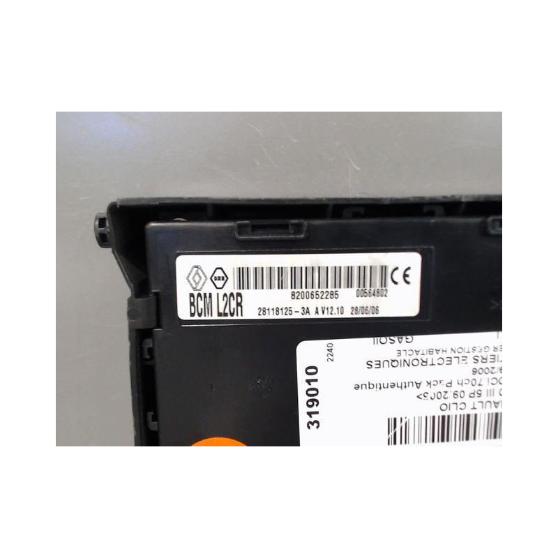 BOITIER GESTION HABITACLE RENAULT CLIO III 2005-