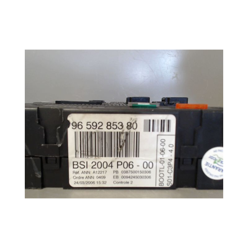 BOITIER GESTION HABITACLE CITROEN C3 2005-