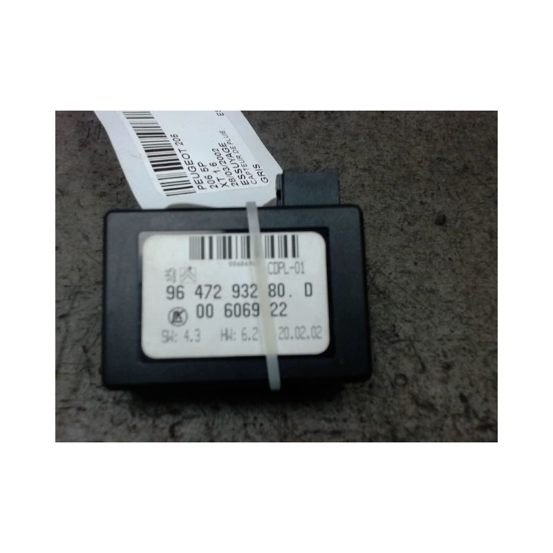 CAPTEUR DE PLUIE PEUGEOT 206 5P