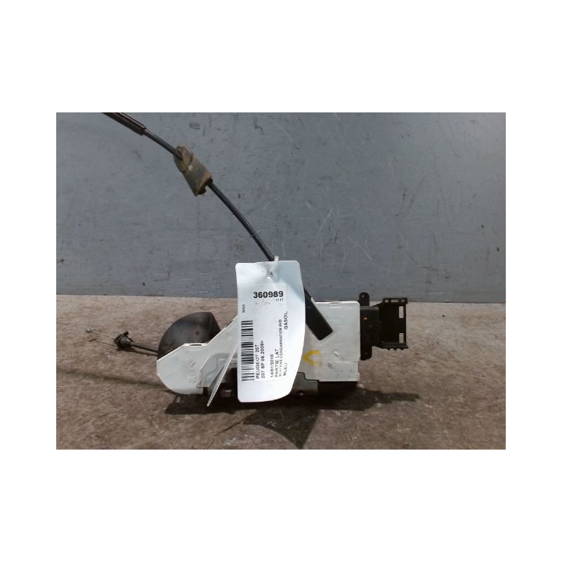 SYSTEME CONDAMNATION AVANT GAUCHE PEUGEOT 207 2009-