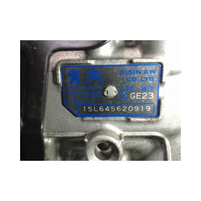 BOITE A VITESSE AUTOMATIQUE PEUGEOT 3008 2009- 1.6 BlueHDi 120