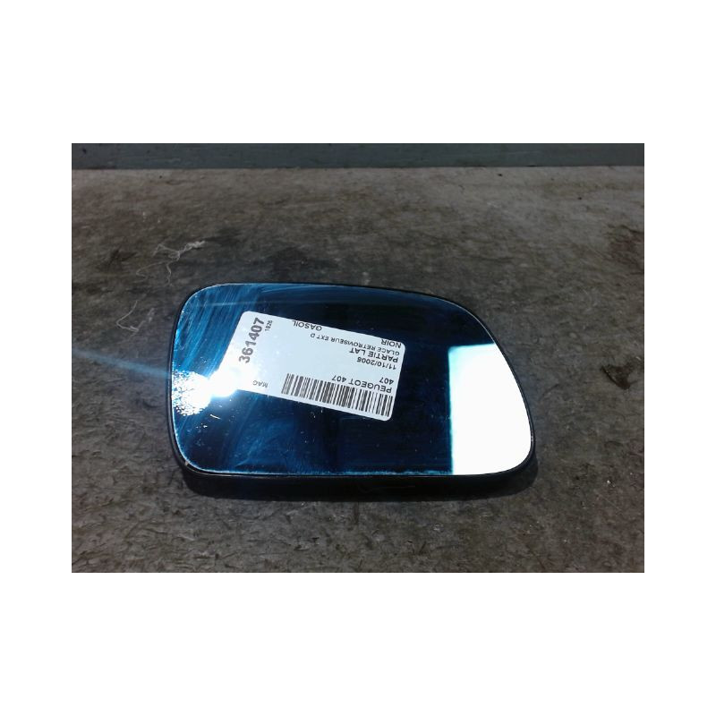 GLACE RETROVISEUR EXT D PEUGEOT 407