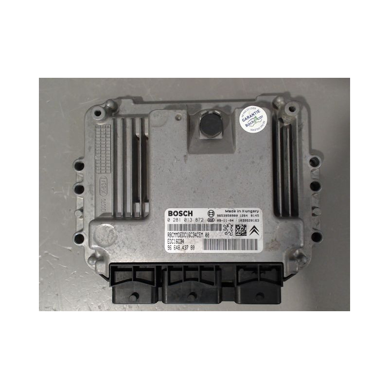 CALCULATEUR MOTEUR PEUGEOT PARTNER TEPEE II Phase 1 (B9) 2008-2012