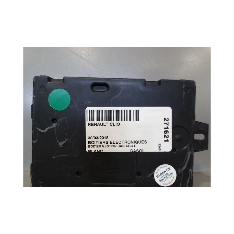 BOITIER GESTION HABITACLE RENAULT CLIO