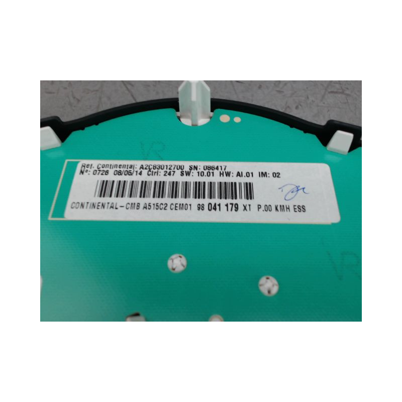 BLOC COMPTEURS CITROEN C3