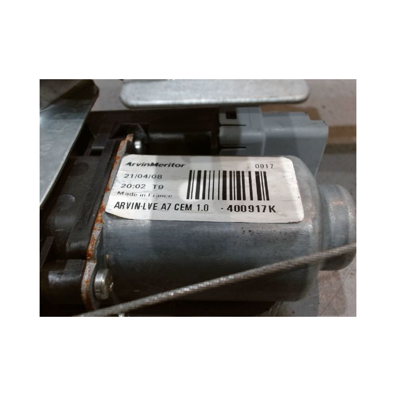MECANISME+MOTEUR LEVE-GLACE AVANT GAUCHE PEUGEOT 207