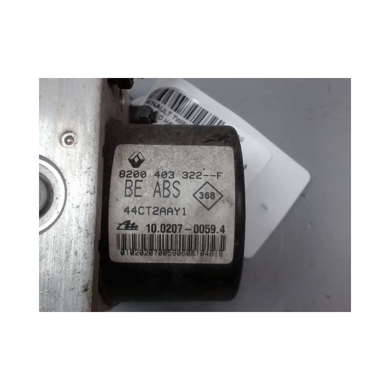 UNITE HYDRAULIQUE ABS RENAULT TWINGO II Phase 1 2007-2011
