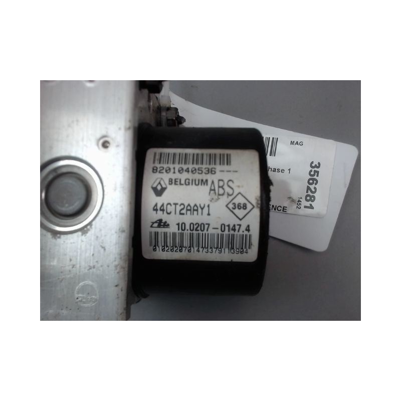 UNITE HYDRAULIQUE ABS RENAULT TWINGO II Phase 1 2007-2011