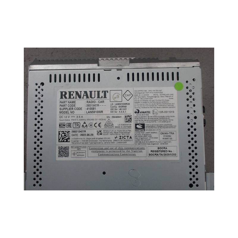 ECRAN GPS DACIA JOGGER