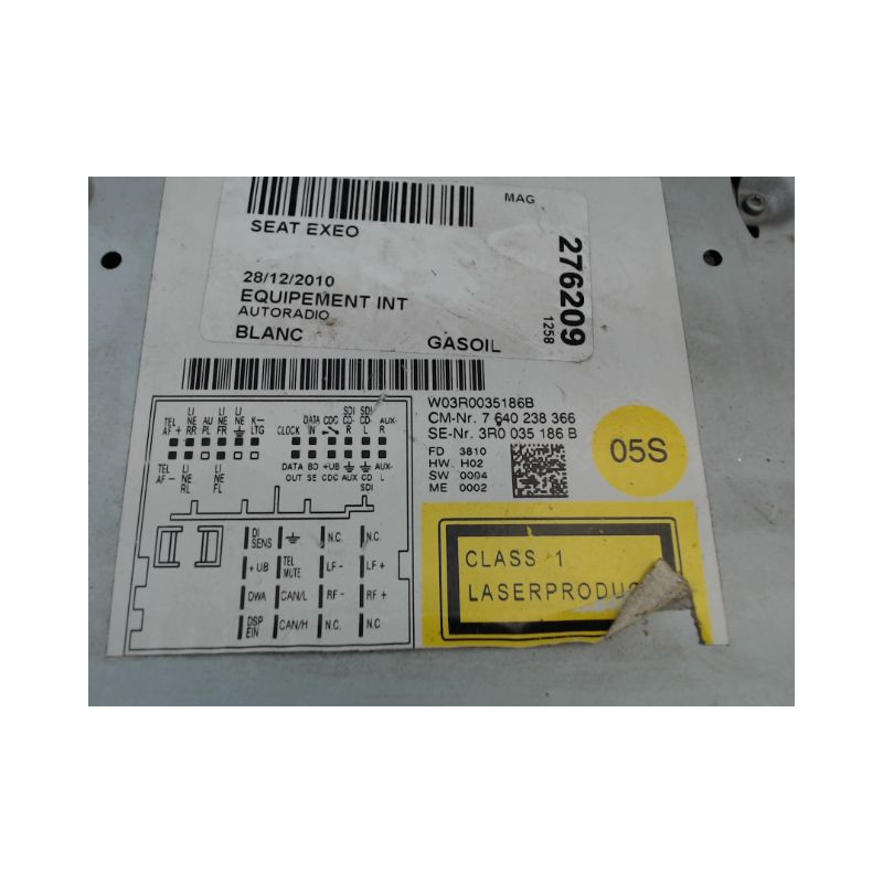 AUTORADIO SEAT EXEO