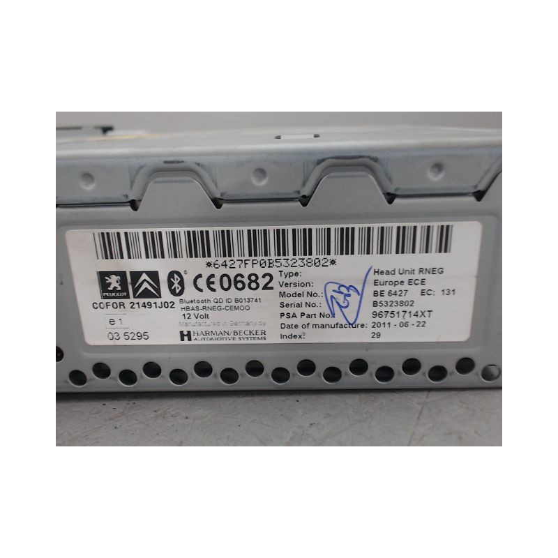 AUTORADIO CITROEN C4