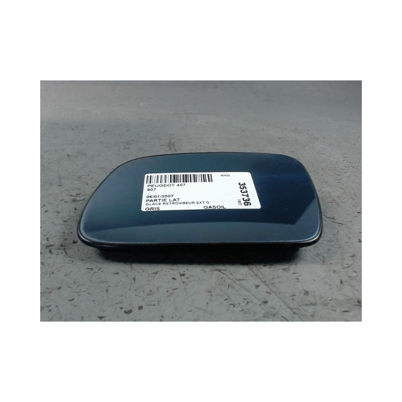 GLACE RETROVISEUR EXT G PEUGEOT 407