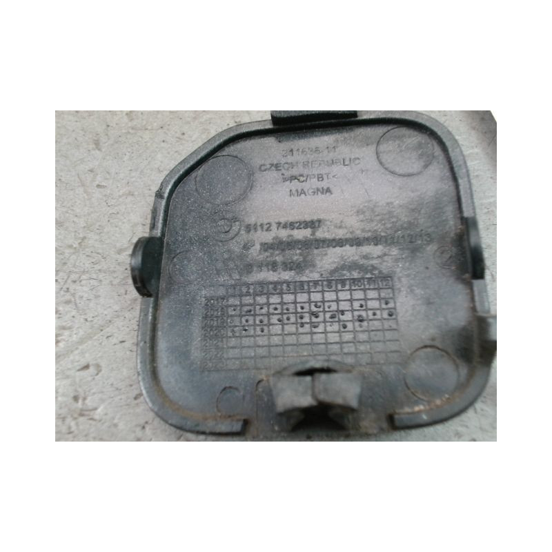 OBTURATEUR COUVRE CROCHET DE BOUCLIER AR BMW SERIE 1