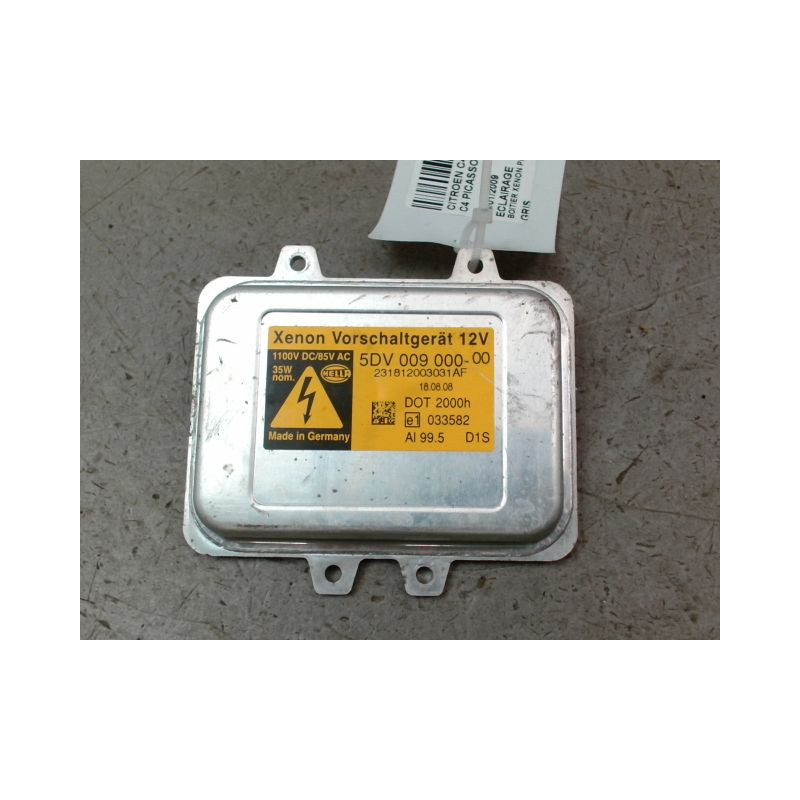 BOITIER XENON PHARE DROIT CITROEN C4 PICASSO MONOSP. I 2007-2013