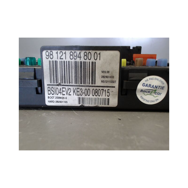 BOITIER GESTION HABITACLE CITROEN BERLINGO