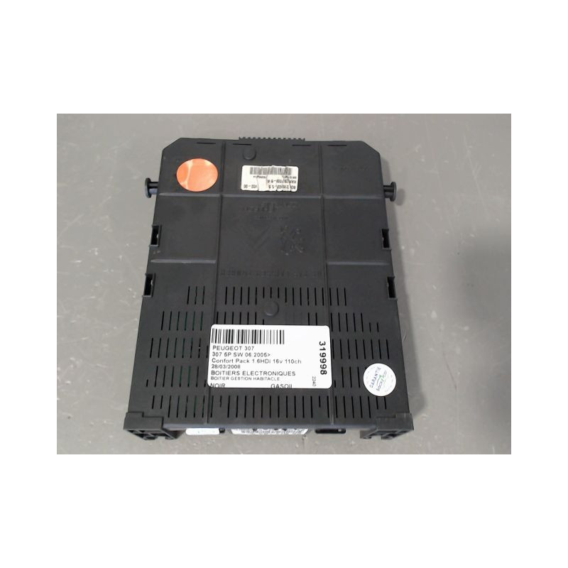 BOITIER GESTION HABITACLE PEUGEOT 307 SW 2005-