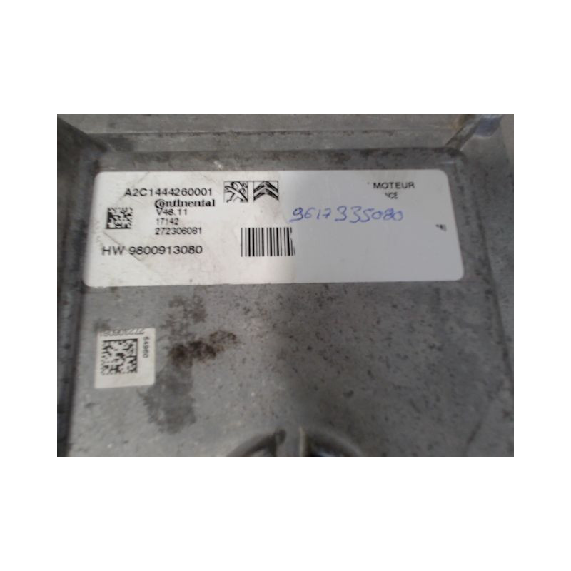 CALCULATEUR MOTEUR CITROEN C3 2009-