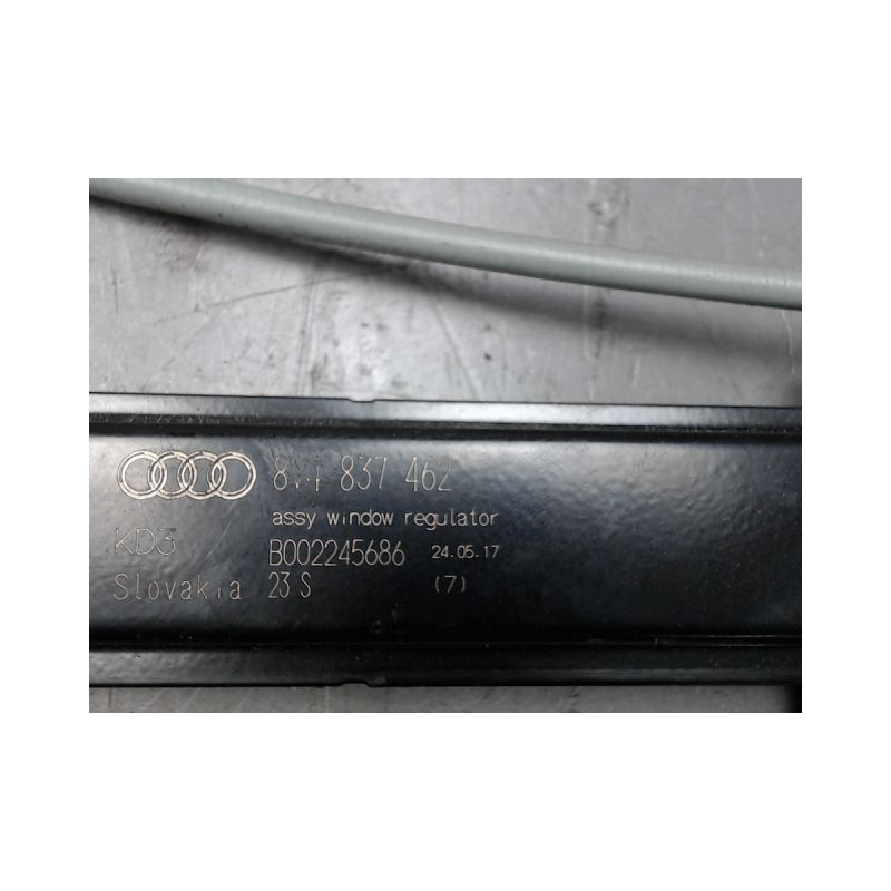 MECANISME+MOTEUR LEVE-GLACE AVANT DROIT AUDI A3 SPORTBACK