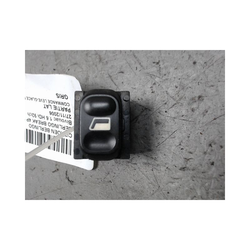 COMMANDE LEVE-GLACE PORTE AVD CITROEN BERLINGO BREAK 2002-
