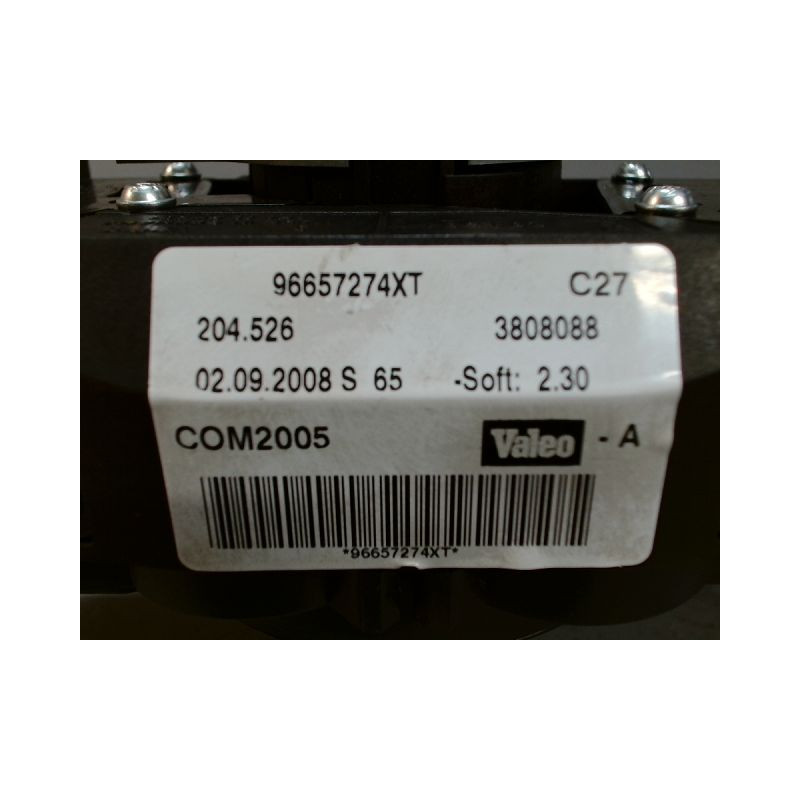 BLOC COMMODOS PEUGEOT 207 5P