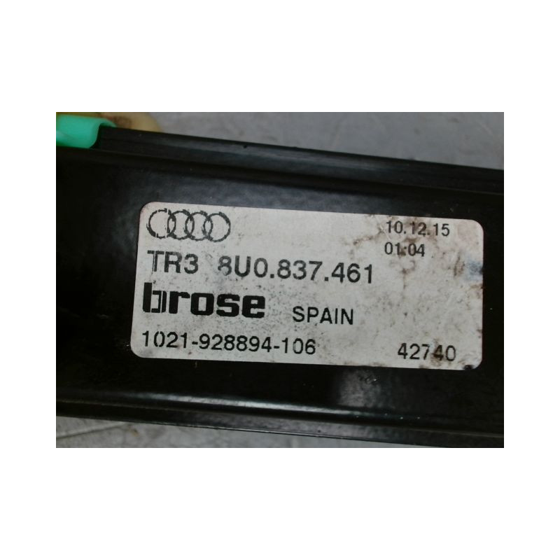 MECANISME+MOTEUR LEVE-GLACE AVANT GAUCHE AUDI Q3