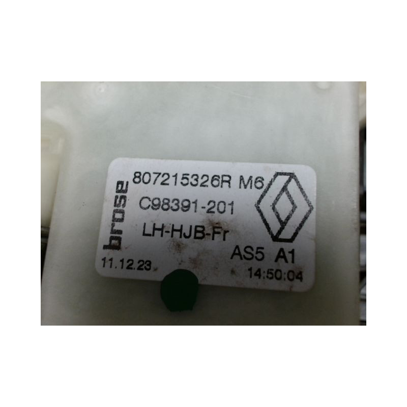 MECANISME+MOTEUR LEVE-GLACE AVANT GAUCHE RENAULT CAPTUR