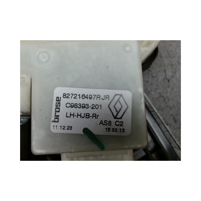 MECANISME+MOTEUR LEVE-GLACE ARRIERE GAUCHE RENAULT CAPTUR