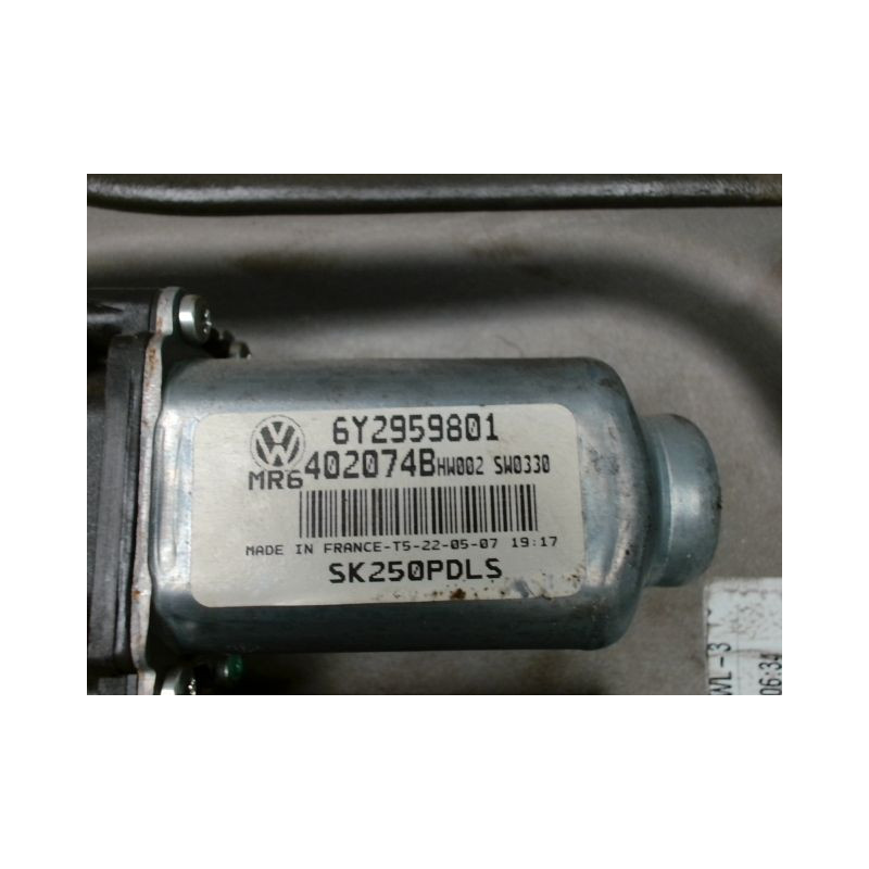 MECANISME+MOTEUR LEVE-GLACE AVANT DROIT SKODA FABIA 2007-