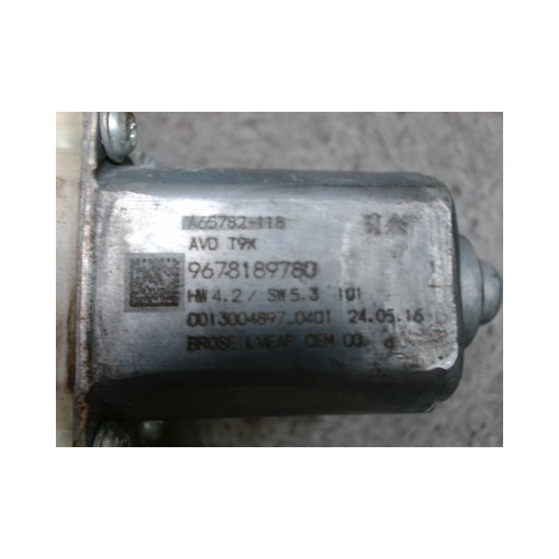 MECANISME+MOTEUR LEVE-GLACE AVANT DROIT PEUGEOT 308