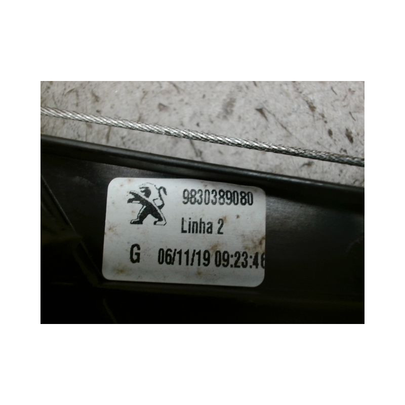 MECANISME+MOTEUR LEVE-GLACE ARRIERE GAUCHE PEUGEOT 3008