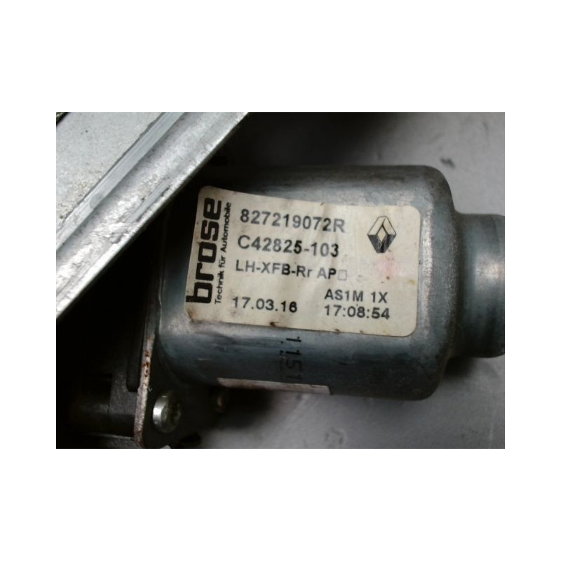 MECANISME+MOTEUR LEVE-GLACE ARRIERE GAUCHE RENAULT MEGANE