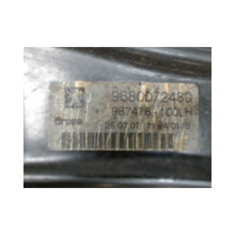 MECANISME+MOTEUR LEVE-GLACE ARRIERE GAUCHE PEUGEOT 207 CC